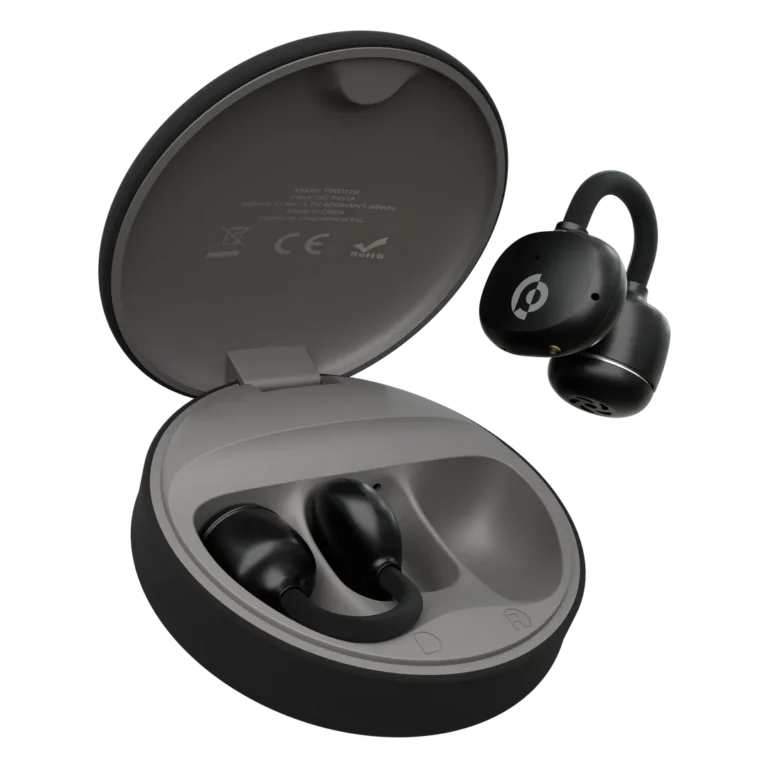 Powerology Cherry Open-Ear Wireless Earphones - Black