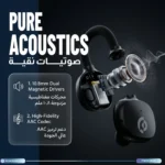Powerology Cherry Open-Ear Wireless Earphones - Black
