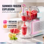 Powerology Fresh Slushie & Ice Cream Maker - White