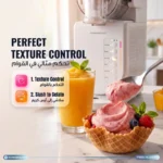 Powerology Fresh Slushie & Ice Cream Maker - White
