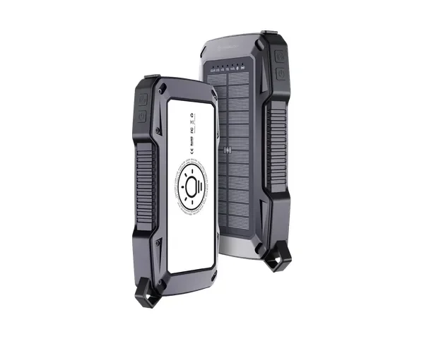 Powerology Helio Lux 40000mAh Solar Power Bank - Black