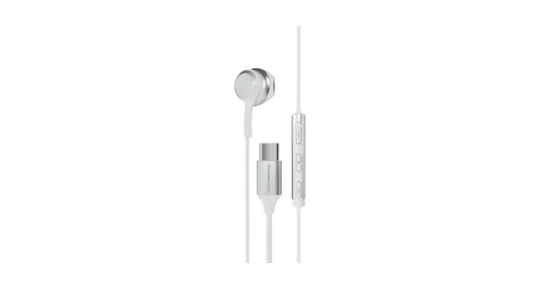 Powerology Lace Mono High-Fidelity Mono Earphones - White