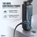 Powerology Lenso Pocket-Sized Gimbal Camera - Black