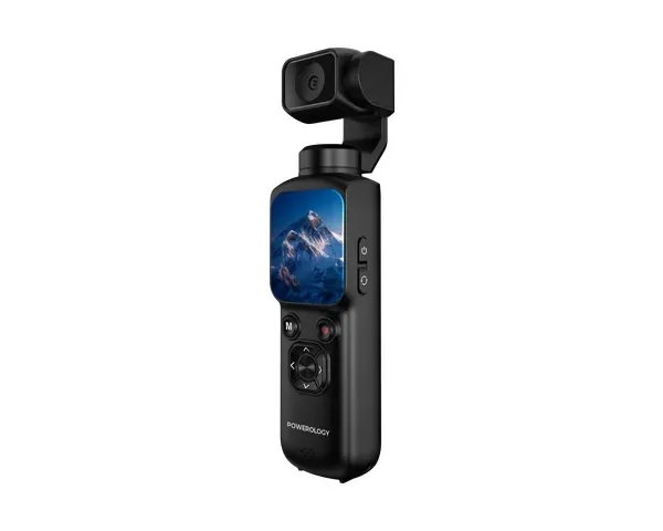 Powerology Lenso Pocket-Sized Gimbal Camera - Black