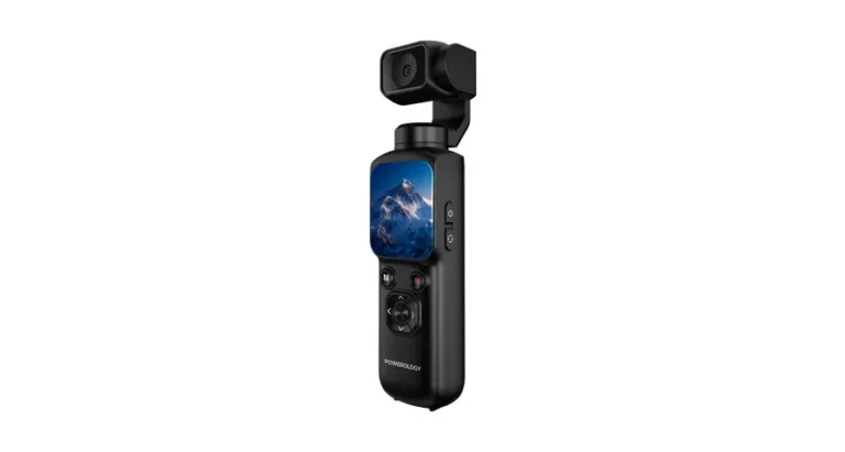 Powerology Lenso Pocket-Sized Gimbal Camera - Black