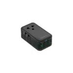 Powerology Marco Polo Ultra-Slim GaN III Travel Adapter - Black