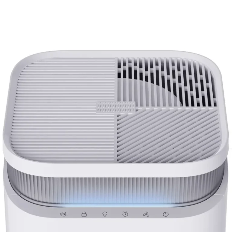 Powerology Mira Elite Smart Air Purifier With PM2.5 Air Quality Sensor - White