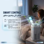 Powerology Mira Smart Air Purifier with PM2.5 Air Quality Sensor - White