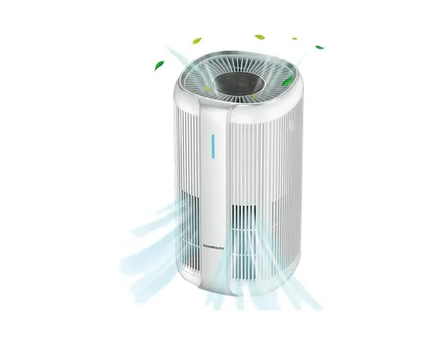 Powerology Mira Smart Air Purifier with PM2.5 Air Quality Sensor - White