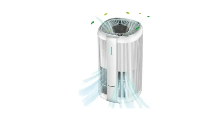 Powerology Mira Smart Air Purifier with PM2.5 Air Quality Sensor - White