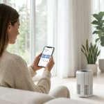 Powerology Mira Smart Air Purifier with PM2.5 Air Quality Sensor - White