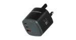 Powerology Mondial 70W GaN III Universal Travel Charger - Black