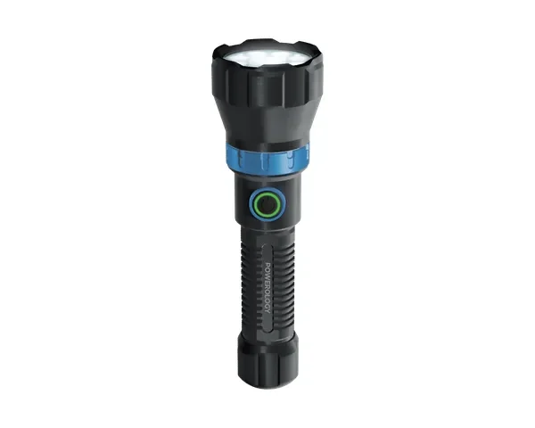 Powerology Vesta Torch Light with Built-In Power Bank - Gray
