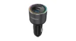 Powerology Élan 240W Dual USB-C & USB-A Car Charger – Grey