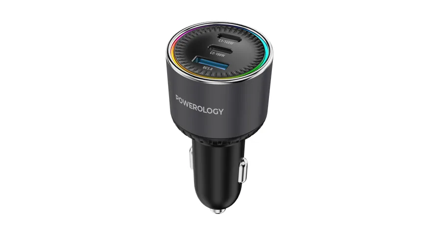 Powerology__lan_240W_Dual_USB__bee3a8a34a Powerology Élan 240W Dual USB-C & USB-A Car Charger – Grey